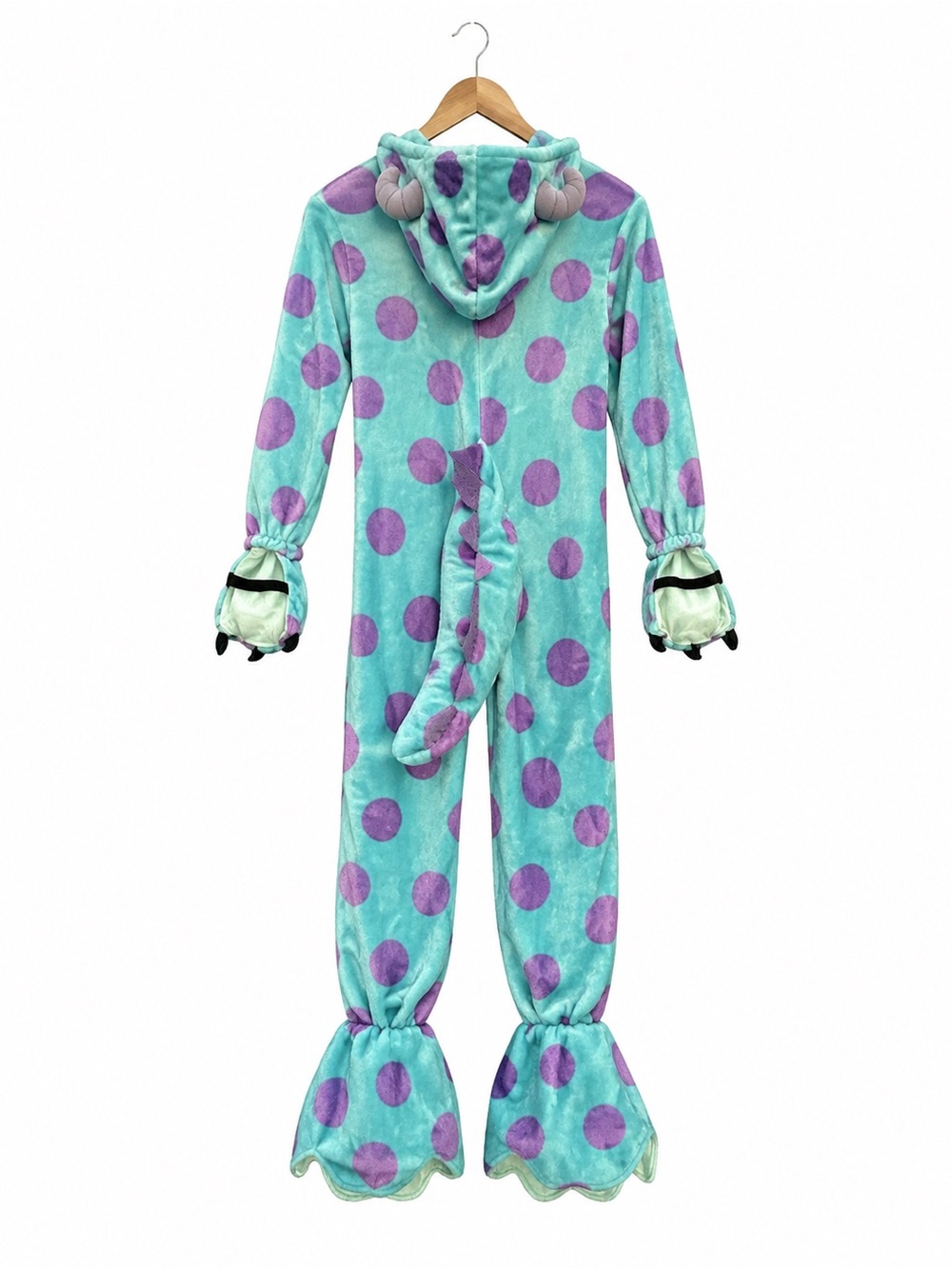 Disney Pixar Monsters Inc Sulley Jumpsuit Plush Halloween Costume Kids 4T-5T - Picture 2 of 7